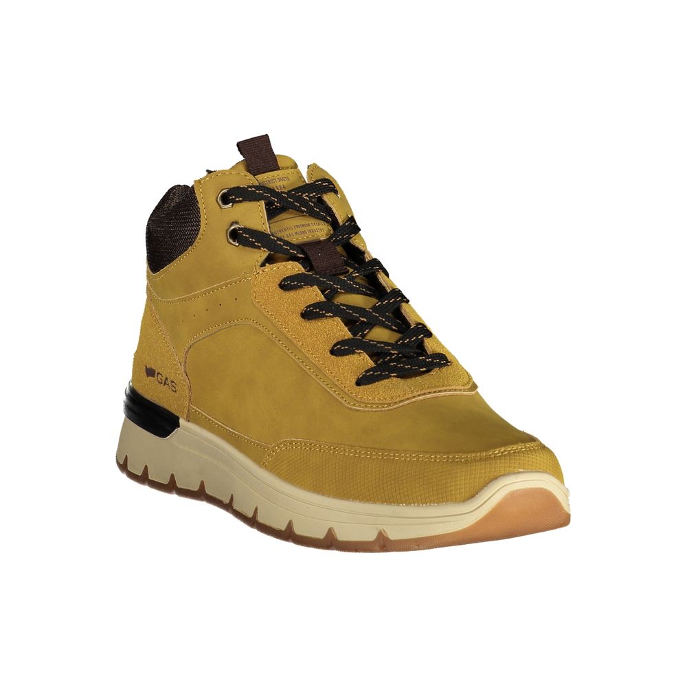 Brown Polyurethane Men's Boot