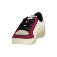 White Polyurethane Women's Sneaker