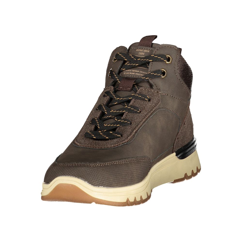 Brown Polyurethane Men's Boot