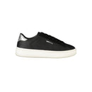 Black Polyurethane Womens Sneaker
