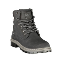 Black Polyurethane Men's Boot