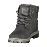 Black Polyurethane Men's Boot