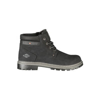 Black Polyurethane Men's Boot