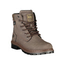 Brown Polyurethane Men's Boots