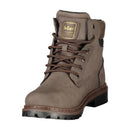 Brown Polyurethane Men's Boots