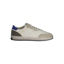 White Polyurethane Men's Sneaker