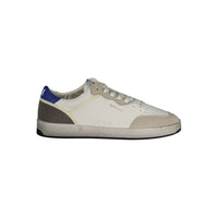White Polyurethane Men's Sneaker