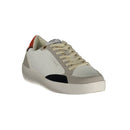 White Polyurethane Men's Sneaker