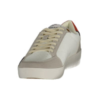 White Polyurethane Men's Sneaker