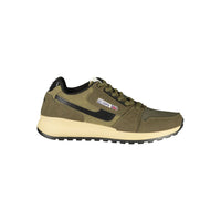 Green Polyurethane Men's Sneaker