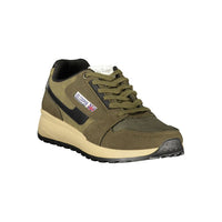 Green Polyurethane Men's Sneaker