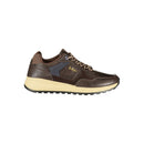 Brown Polyurethane Men's Sneaker