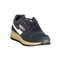 Blue Polyurethane Men's Sneaker