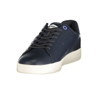 Blue Polyester Athletic Sneakers