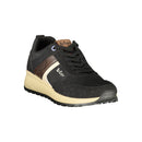Black Polyurethane Men's Sneaker