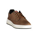 Brown Polyurethane Men's Sneaker