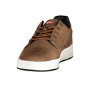 Brown Polyurethane Men's Sneaker