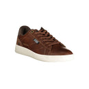 Brown Polyurethane Men's Sneaker