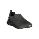 Black Polyester Athletic Sneakers
