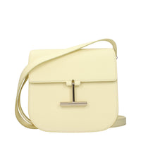 Yellow Leather Crossbody Bag