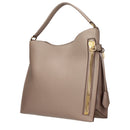 Beige Leather Handbag