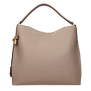 Beige Leather Handbag