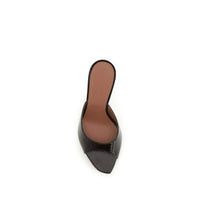 Brown Calf Leather Bos Taurus Stiletto Heel Sandals
