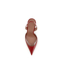 Red Goatskin High Heel Pumps