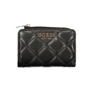 Black Polyurethane Women's Wallet