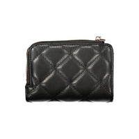 Black Polyurethane Women's Wallet