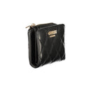 Black Polyurethane Women's Wallet