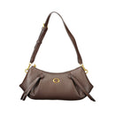 Brown Polyester Women's Bag