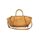 Brown Polyester Women's Bag with Adjustable Shoulder Strap
