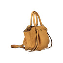 Brown Polyester Women's Bag with Adjustable Shoulder Strap