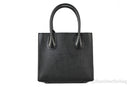 Michael Kors Mercer Medium Leather Messenger Crossbody Handbag (Black Solid)