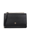 Black Leather Crossbody Bag
