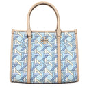 Light Blue Fabric Handbag
