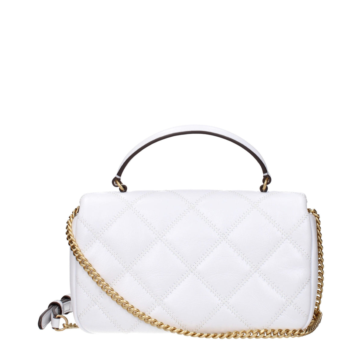 White Leather Handbag