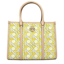 Yellow Fabric Handbag