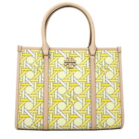 Yellow Fabric Handbag