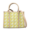 Yellow Fabric Handbag