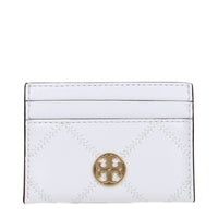 White Leather Cardholder
