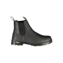 Black Polyurethane Women's Bootie