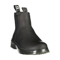 Black Polyurethane Women's Bootie
