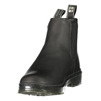 Black Polyurethane Women's Bootie
