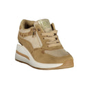 Beige Polyurethane Women's Sneaker