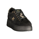 Nero Polyurethane Women's Sneaker