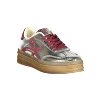 Argento Poliuretano Donna Sneaker