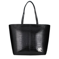 Black Polyethylene Shoulder Bag
