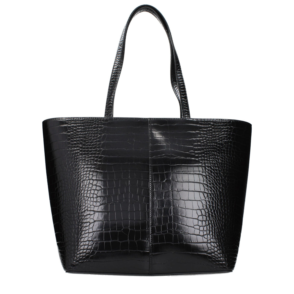 Black Polyethylene Shoulder Bag